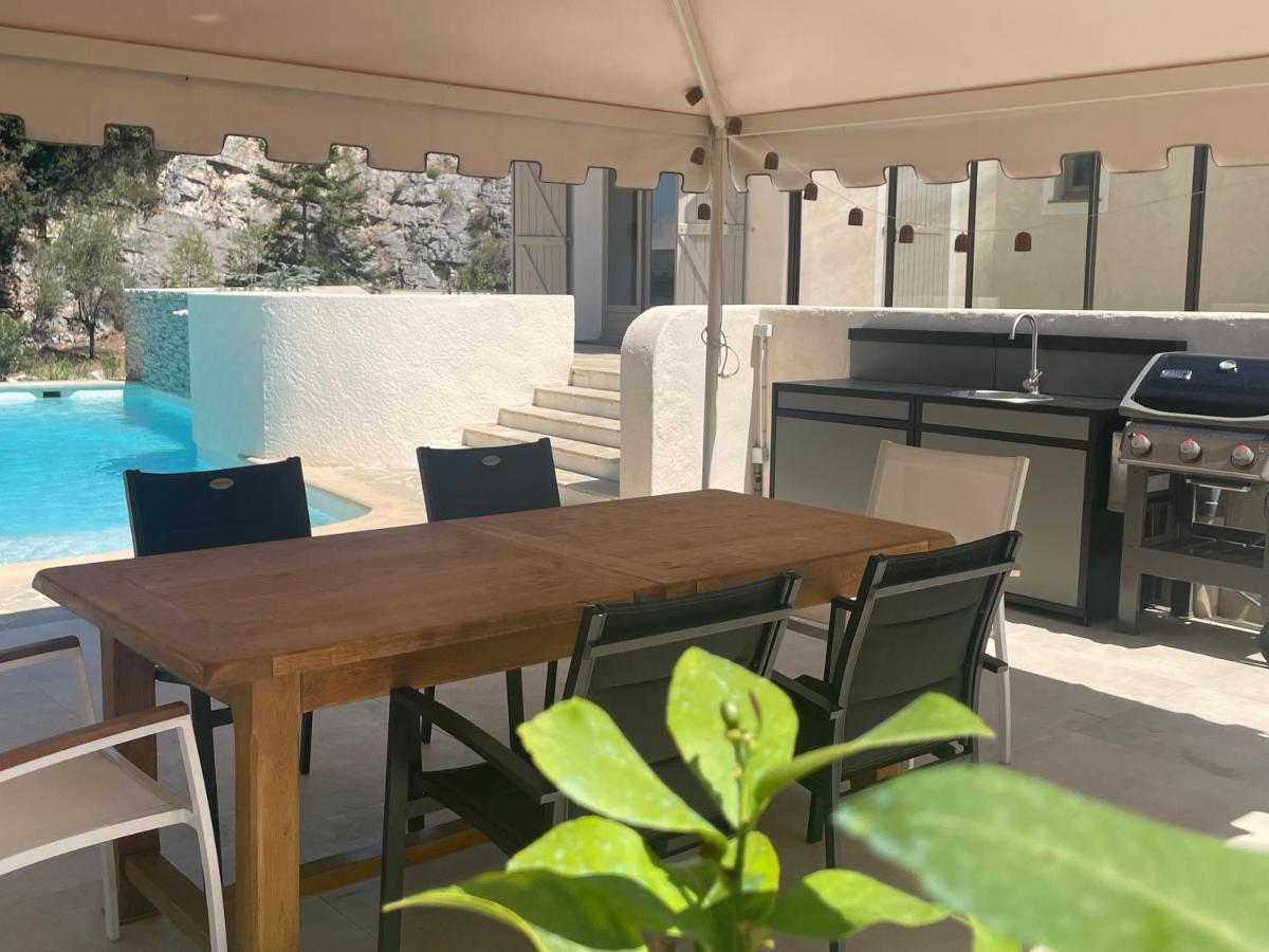 La Villa Des Carriers- Maison Avec Piscine Proche Mer Roquefort Les Pins Eksteriør billede