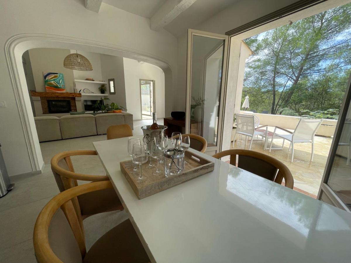 La Villa Des Carriers- Maison Avec Piscine Proche Mer Roquefort Les Pins Eksteriør billede