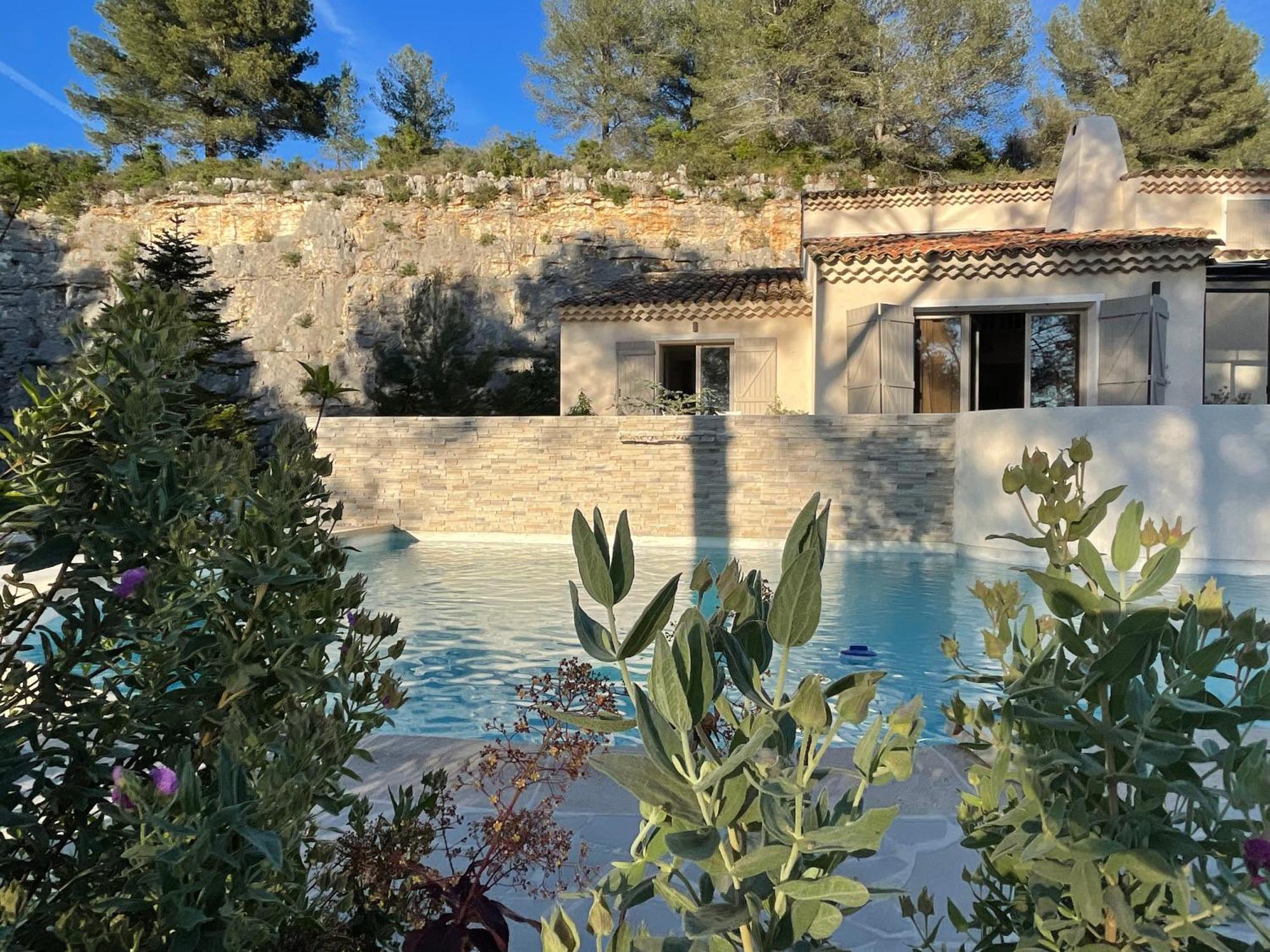 La Villa Des Carriers- Maison Avec Piscine Proche Mer Roquefort Les Pins Eksteriør billede