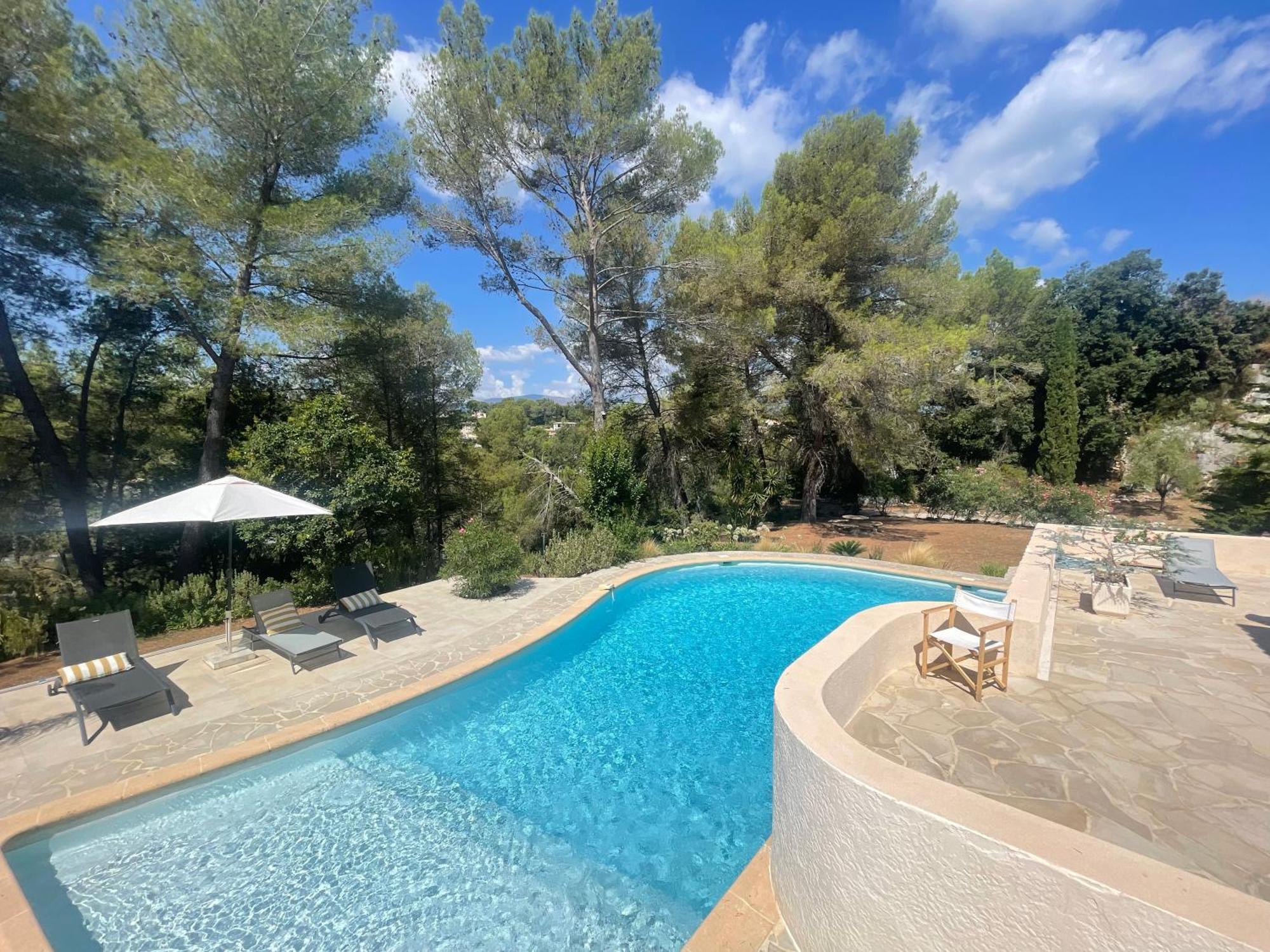 La Villa Des Carriers- Maison Avec Piscine Proche Mer Roquefort Les Pins Eksteriør billede