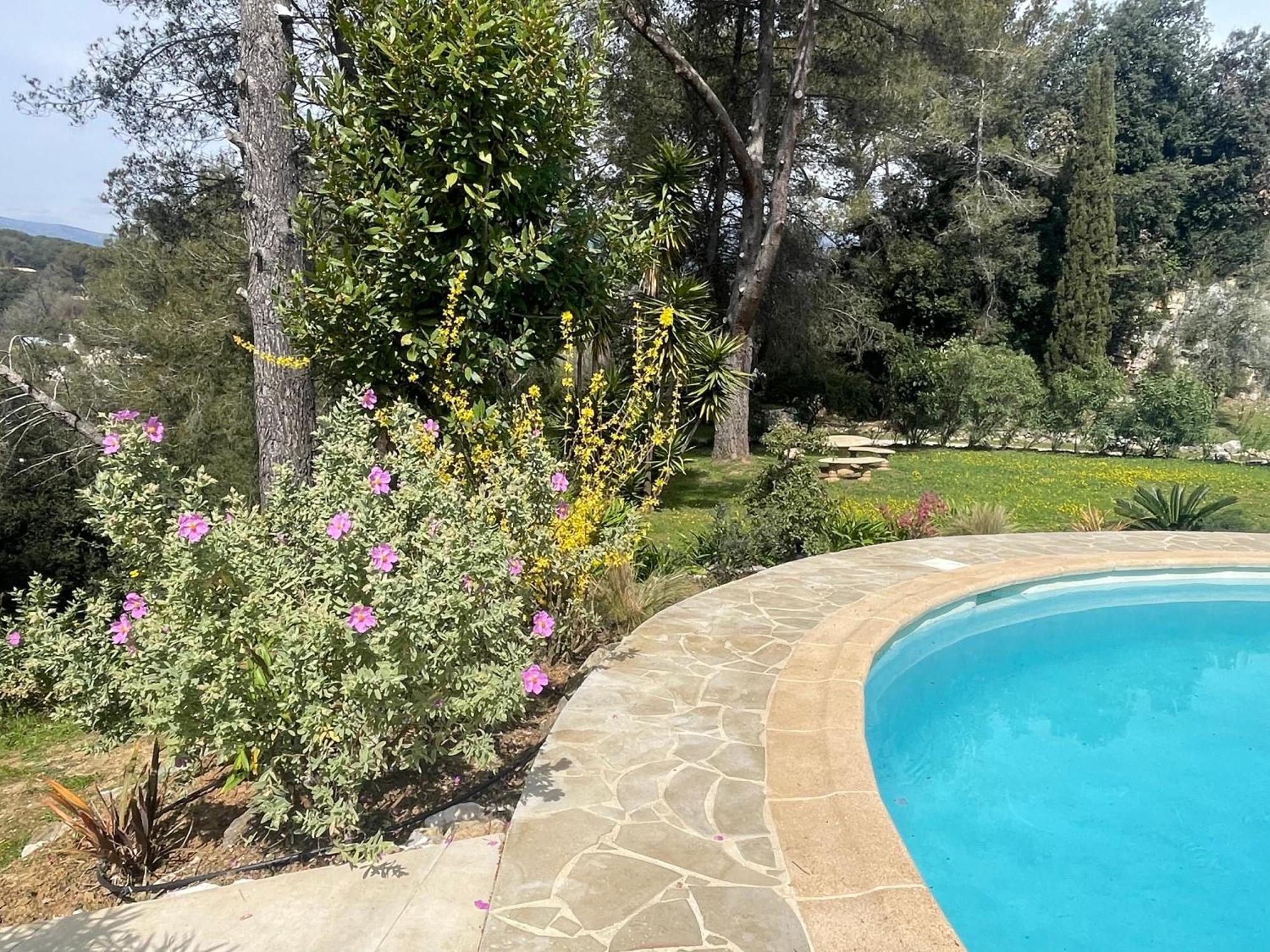 La Villa Des Carriers- Maison Avec Piscine Proche Mer Roquefort Les Pins Eksteriør billede