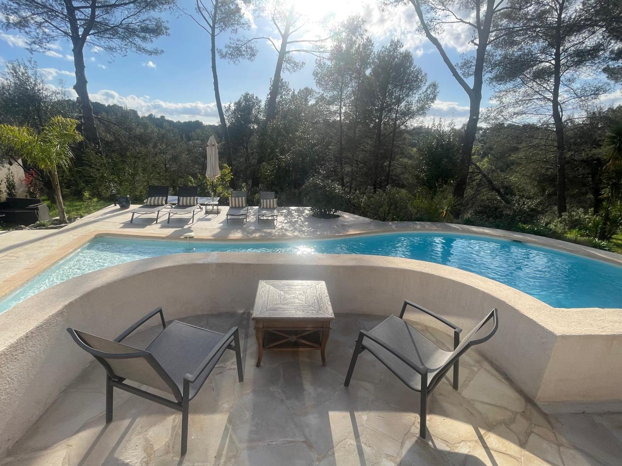 La Villa Des Carriers- Maison Avec Piscine Proche Mer Roquefort Les Pins Eksteriør billede