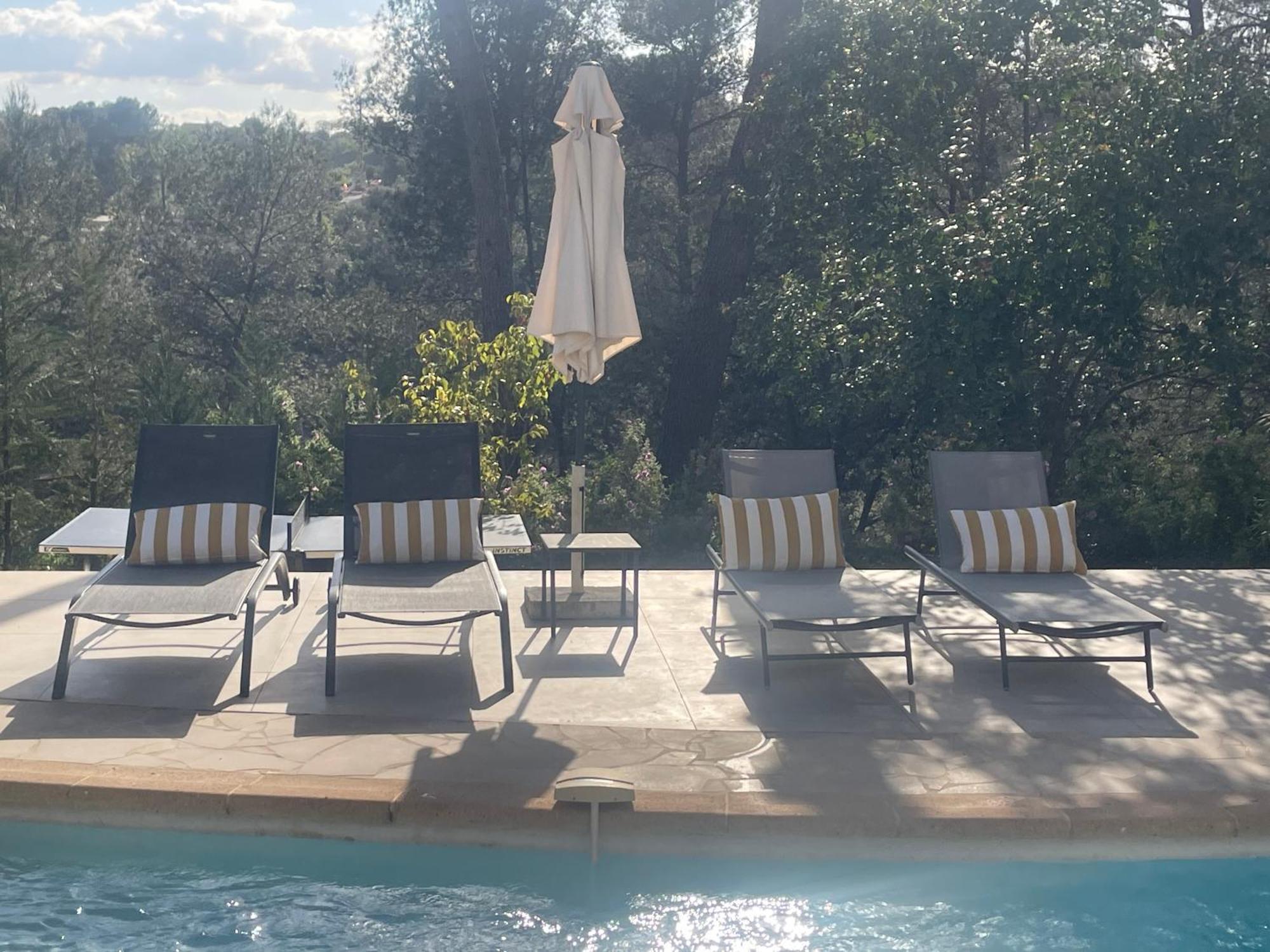 La Villa Des Carriers- Maison Avec Piscine Proche Mer Roquefort Les Pins Eksteriør billede